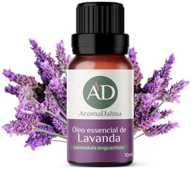 Óleo Essencial De Lavanda 100% Puro - 10ml - Ideal Para Difusor, Aromaterapia e Cuidados Com o Corpo I Aroma Floral, Doce e Delicado I Aroma D'alma
R$ 25,64 com 5 por cento de desconto-5% R$25,64 